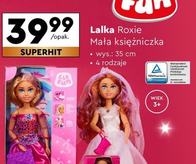 Lalka Roxie Mała księżniczka 35 cm promocja w Biedronka