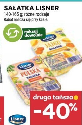 Sałatka Lisner różne rodzaje promocja w Stokrotka