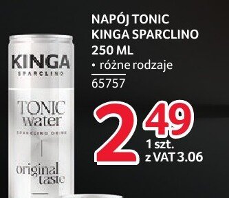 Napój Kinga Sparclino 250 ml różne rodzaje promocja w Selgros
