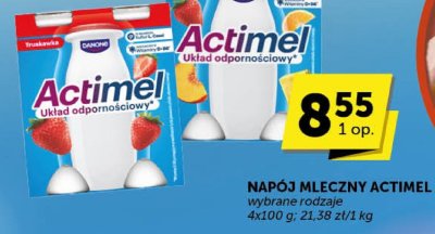 Napój mleczny Actimel promocja w Euro Sklep