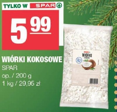 Wiórki kokosowe SPAR promocja w SPAR