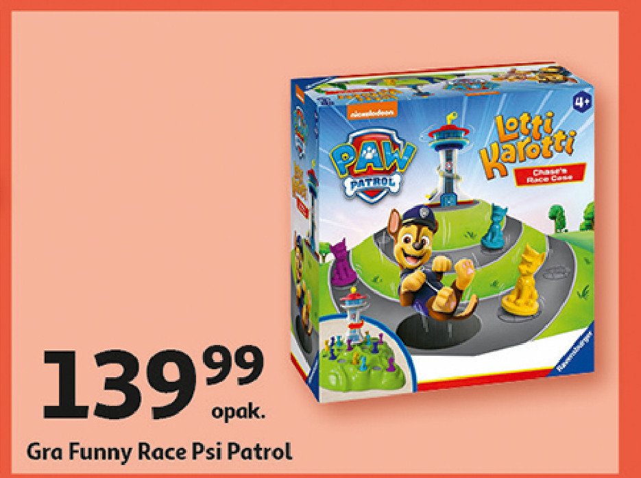 Lotti karotti race psi patrol Ravensburger promocja