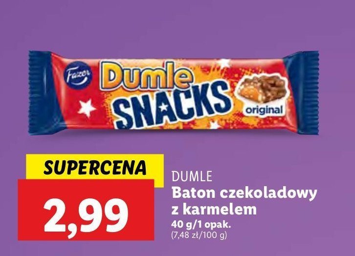 Dumle snack promocja