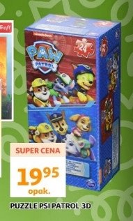 Puzzle 3d psi patrol promocja