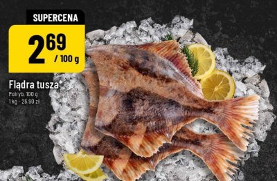 Flądra tusza promocja w POLOmarket