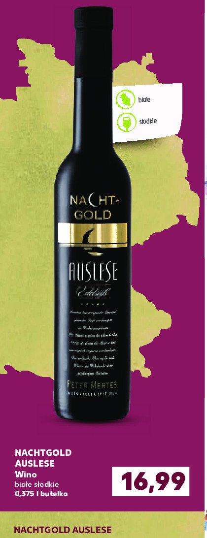 Wino Nachtgold auslese promocja