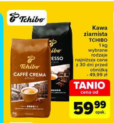 Kawa Tchibo caffe crema intense Tchibo cafe promocja