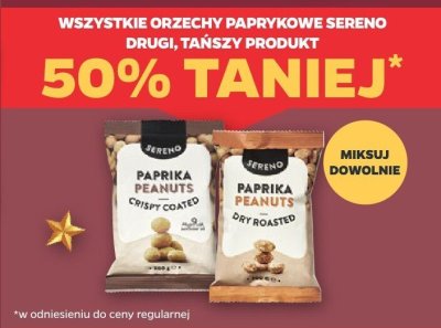 Wszystkie orzechy paprykowe DRUGIE -50% promocja w Netto