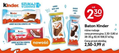 Baton Kinder mleczna kanapka promocja w 呕abka