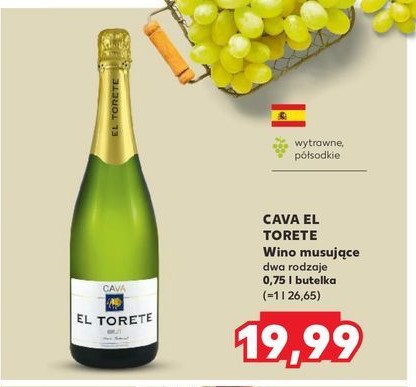 Wino Cava el torete promocja