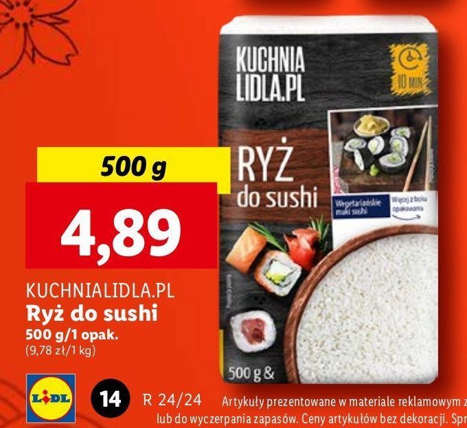 Ryż do sushi Kuchnia lidla.pl promocja