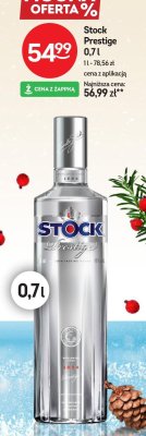 Wódka Stock Prestige 0,7l promocja w Żabka