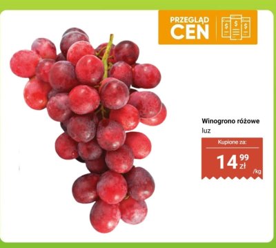 Winogrono różowe luz promocja w Biedronka