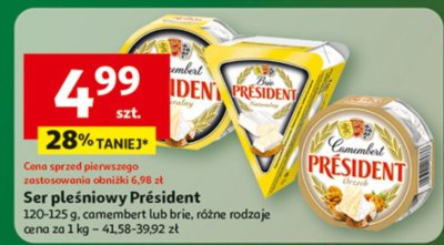 Ser pleśniowy Président promocja w Auchan