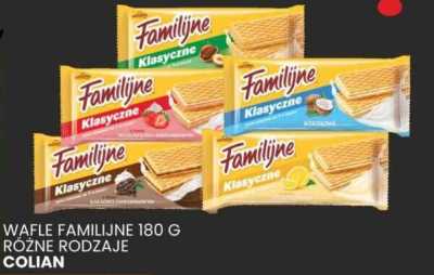 Wafle Familijne różne rodzaje promocja w Wafelek