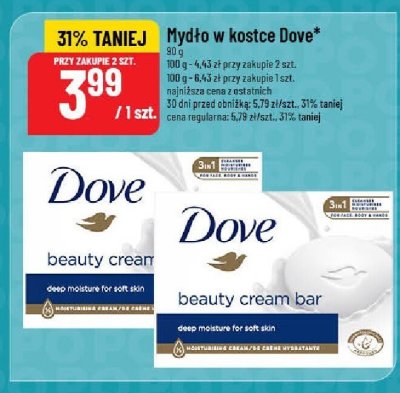 Mydło w kostce Dove promocja w POLOmarket