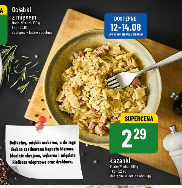 Łazanki Madej & wróbel promocja