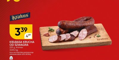 Kiełbasa krucha od szwagra Krakuś Animex promocja w Chata Polska