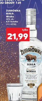 Wódka biała Żubrówka promocja