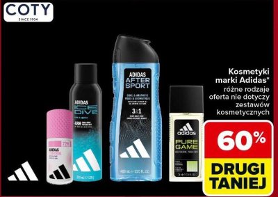 Kosmetyki marki Adidas różne rodzaje promocja w Carrefour