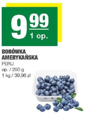 Borówka amerykańska Peru promocja w SPAR