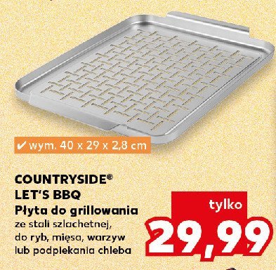 Płyta do grillowania 40 x 29 x 2.8 cm K-classic countryside promocja