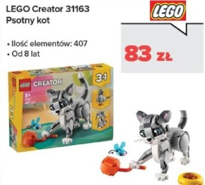 Klocki Creator 31163 Psotny kot promocja w NEONET