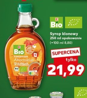 Syrop klonowy K-classic bio promocja