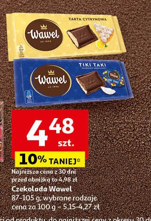 Czekolada Wawel tiki-taki promocja