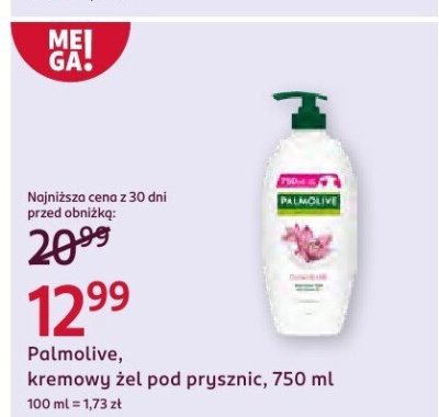 Kremowy żel pod prysznic Palmolive, 750 ml promocja w Rossmann