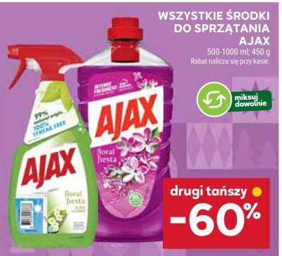 Środki do sprzątania Ajax promocja w Stokrotka