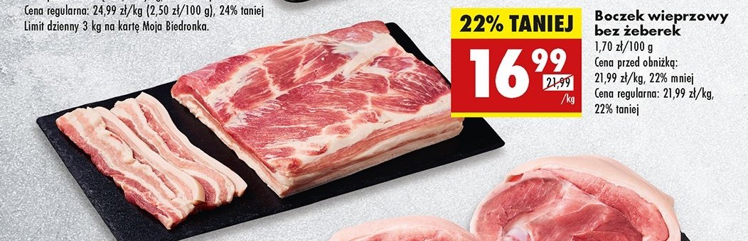 Boczek wieprzowy bez 偶eberek promocja