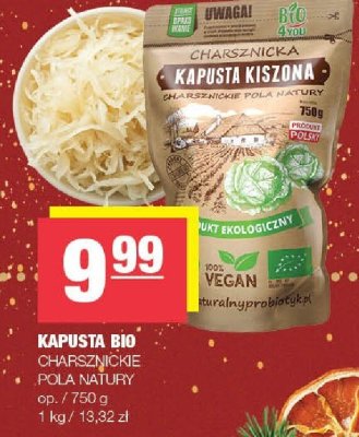 Kapusta bio kiszona charsznickie Pola Natury promocja w SPAR