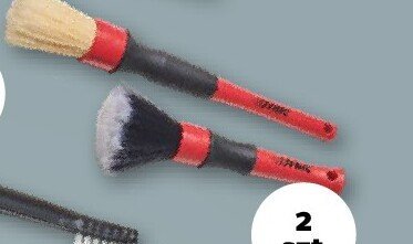 Zestaw pędzli detailingowych 2 szt. promocja w Netto