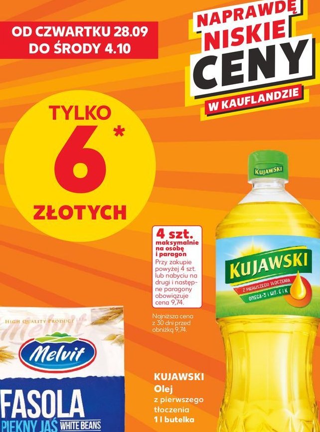 Olej rzepakowy Kujawski Kujawski kruszwica promocja