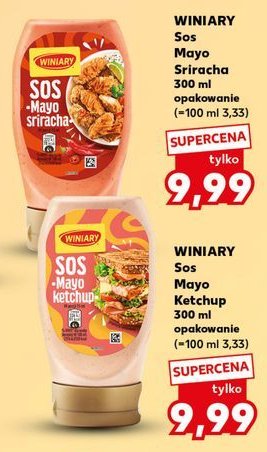 Sos mayo sriracha Winiary promocja w Kaufland