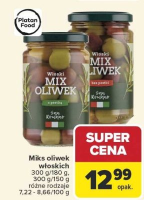 Oliwki Miks oliwek włoskich różne rodzaje promocja w Carrefour