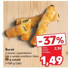 Burek ze szpinakiem promocja