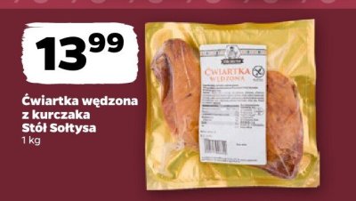 Ćwiartka wędzona z kurczaka  promocja w Netto