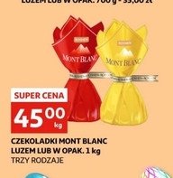 Cukierki mont blanc Roshen promocja w Rossmann