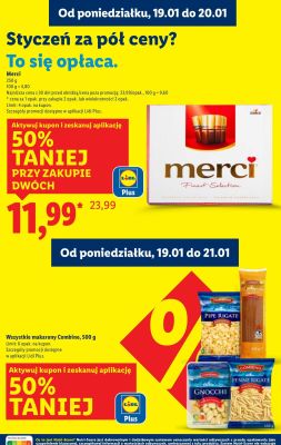 Czekoladki Merci promocja w Lidl