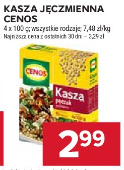 Kasza jęczmienna pęczak Cenos promocja