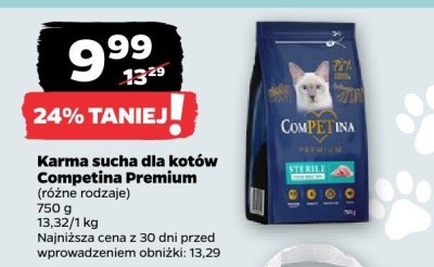 Karma sucha dla kotów Premium różne rodzaje promocja w Netto