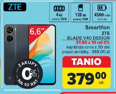 Smartfon blade v40 ZTE promocja