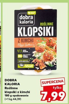 Klopsiki roślinne z kimchi Dobra kaloria promocja