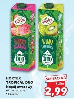 Napój czerwone winogrono-gujawa Hortex promocja