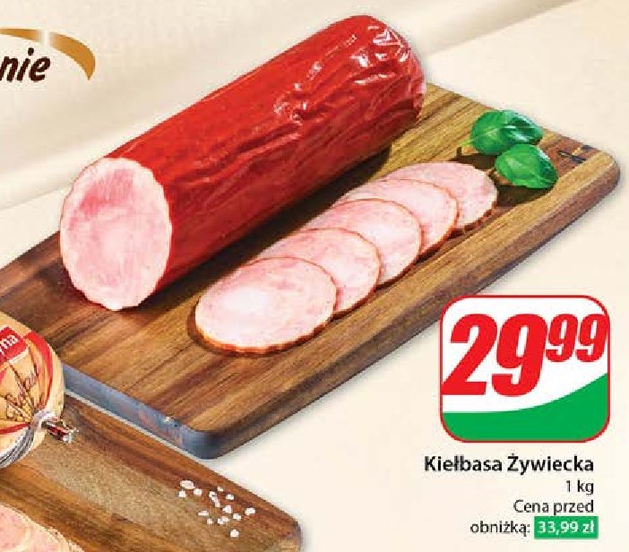 Kiełbasa żywiecka Agro rydzyna promocja w Dino