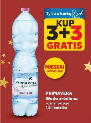 Woda źródlana różne rodzaje 1,5 l promocja w Kaufland