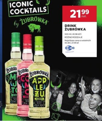 Drink Żubrówka promocja w Stokrotka