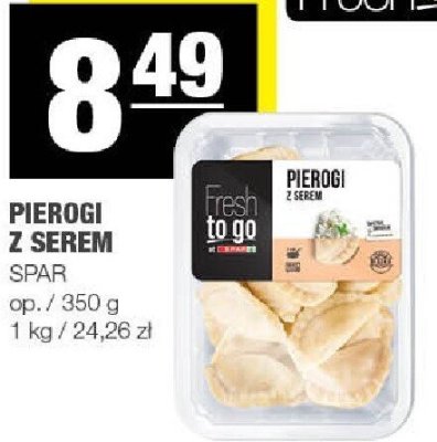 Pierogi z serem SPAR Fresh to go promocja w SPAR